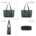 thumbnail image 6 of FORMRS Canvas Laptop Tote Bag for Women with 15.6" Computer Compartments Shoulder Handbag, Floral Forest Scene, 6 of 7