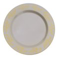 thumbnail image 2 of 10.25 In. Gold - Elegant Leaf Design, Premium Disposable Plastic Plates - 10 ct., 2 of 3