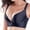 Bra-A63Black, variant on Push up Bra for Women Massage Strap Support Lifting Soft Wireless Bras Comfortable Padded Breathable Everyday Back Smoothing Wirefree Style
