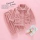 thumbnail image 1 of Conjunto de pijamas de franela para niños, ropa cálida de invierno para el hogar, ropa de lana de Coral gruesa, traje de Navidad para niños y niñas de 0 a 12 años, 1 of 4