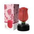 thumbnail image 2 of Women Rose Sex Toy, Powerful Clitoral Sucking Black Rose Vibrator, Licking Tongue Double Sided Rose Shape Vibrator For Couples Gao Jinjia LED, 2 of 2