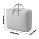 thumbnail image 3 of Bolsa de almacenamiento de algodón beige resistente | Asas reforzadas | Bolsa impermeable semirrígida para ropa mantas Juguetes ropa de cama | Doble cremallera | 70x52x28 cm | Organizador plegable, 3 of 9