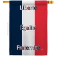 thumbnail image 2 of Breeze Decor 08089 France 2-Sided Vertical Impression House Flag - 28 x 40 in., 2 of 2