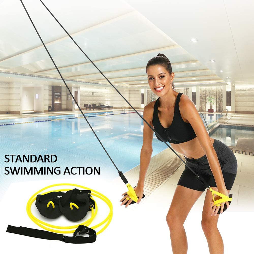 Swimming and Sports Training Resistance Exercise Bands FOOING Swim Training Belts Swimming Leg Strength Trainer 