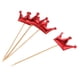 thumbnail image 4 of Paquete de 20 PU de material cuero Crown Cake Topper Home Postre Muffin Fruit Crown Cake Selecciones parties cake Decoraciones 20 piezas corona roja Soledad Crown Cake Topper, 4 of 10