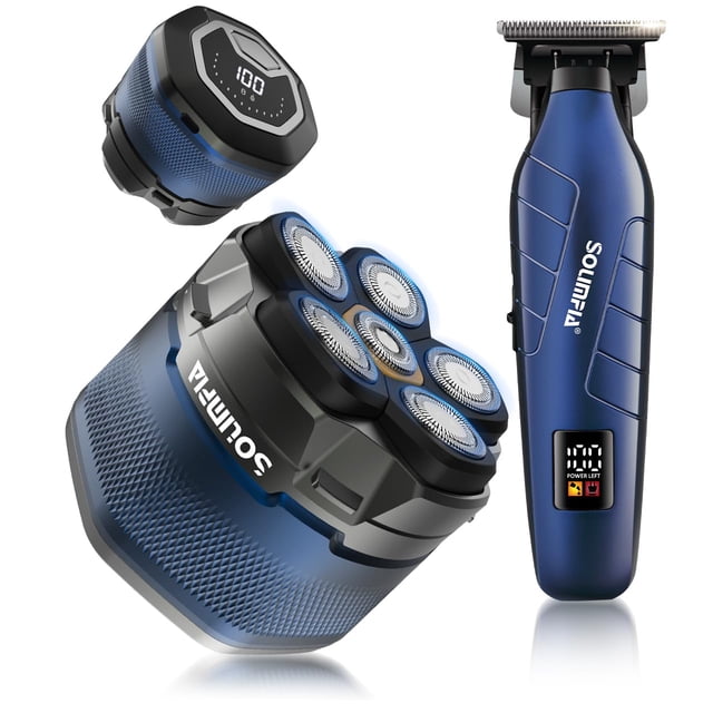 Afeitadora eléctrica Solimpia mejorada para hombres calvos