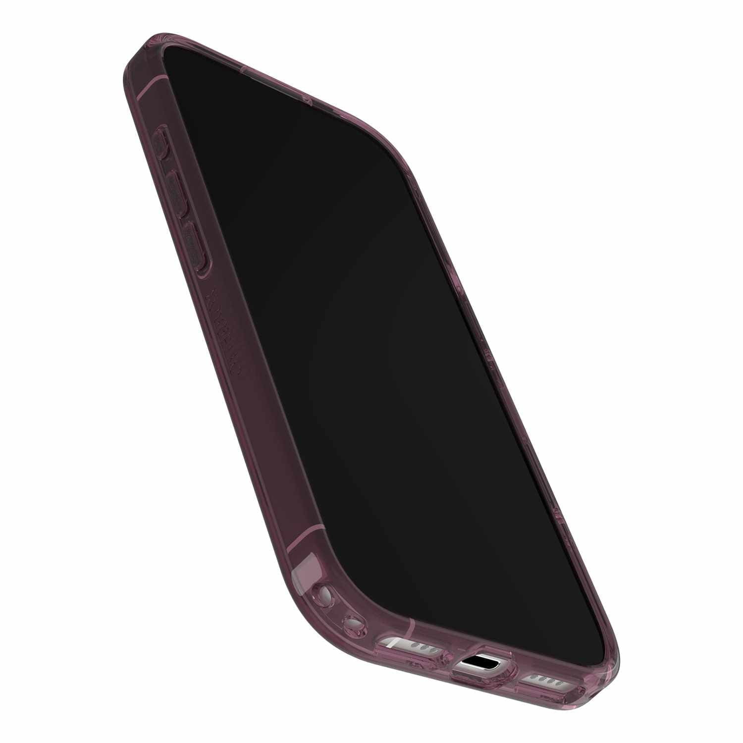 OtterBox Étui Symmetry Clear MagSafe avec Contrôle de la Caméra Leopard Shift (Rose) pour iPhone 17