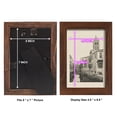 thumbnail image 4 of Vintage Views of Venice VII - Framed Print w/glass - Chestnut, 4 of 8