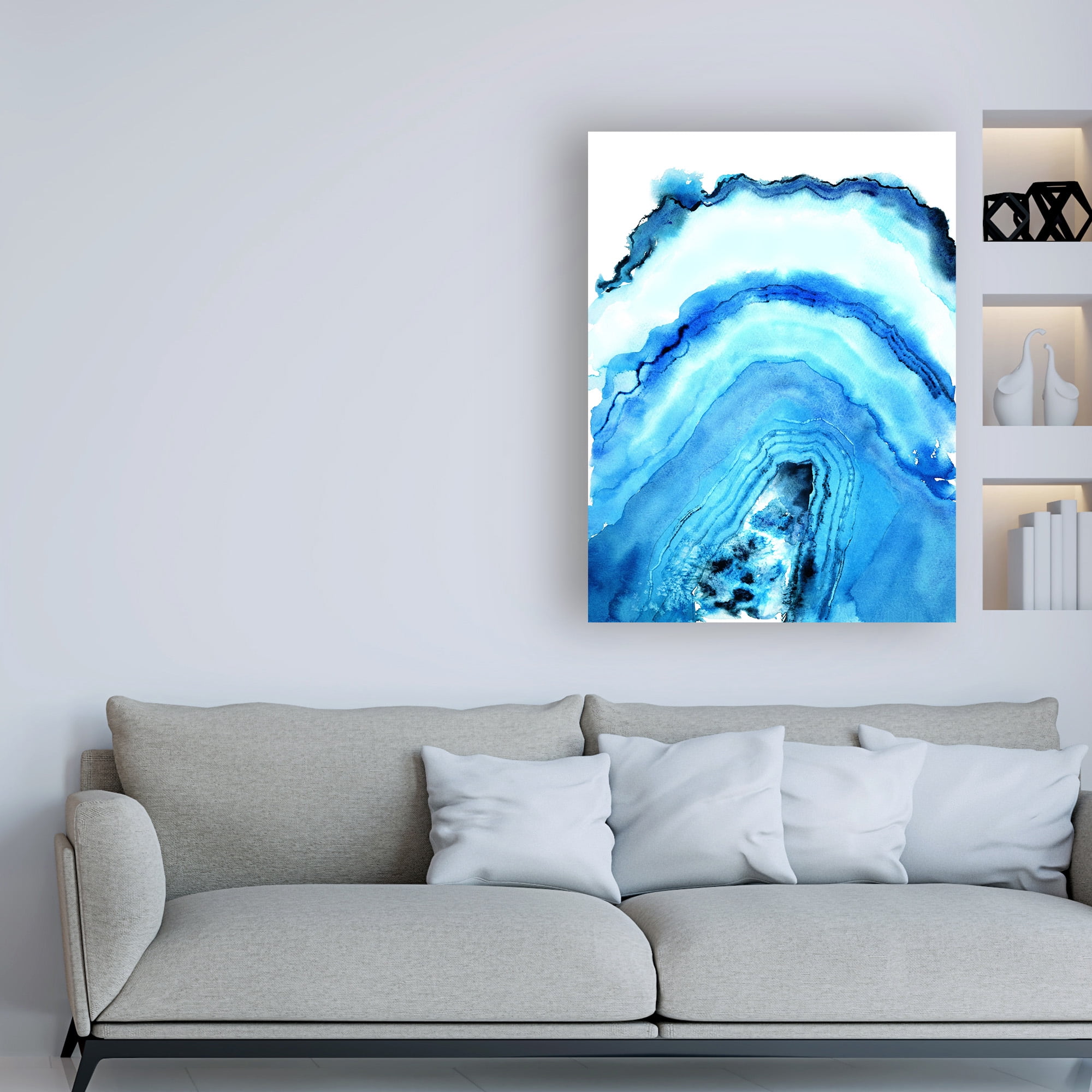 Trademark Fine Art 'Geode Art' Canvas Art by Nancy Knigh