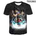 thumbnail image 1 of Camisetas con estampado 3D de Dragon Ball Z para niños, camiseta de manga corta con estampado de Son Goku Super Saiyan, ropa informal genial gym unisex, 1 of 2
