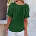 thumbnail image 4 of Bovemsi Oversized Tshirts for Women Comfort Off The Shoulder Puff Short Sleeve Casual Fashion Tops for Women Trendy XXL, 4 of 5