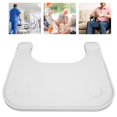 thumbnail image 4 of Wheelchair Tray, Multifunction Wheelchair Lap Tray Arm Support ABS Material  for Writing for Reading for Dining, 4 of 7