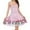Cherry Blossom Music Rose, variant on FKELYI Cherry Blossom Slip Dress for Women Casual Music Rose Swing Twirl Skater Dress for Valentine's Day Durable Slip Dresses Midi Size XS