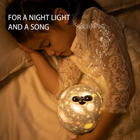

Up to 65% Off Dvkptbk Creative 360° Rotation Sky Night Lights Projector Box With Music Children Gifts for Home Daily Life