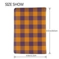 thumbnail image 3 of Pofeuu Fall Buffalo Plaid Print Travel Document Organizer Passport Holder Men Women for Family (6.5 in x 4.5 in),Wallet Holder Credit Card Clutch Bag Case, 3 of 5
