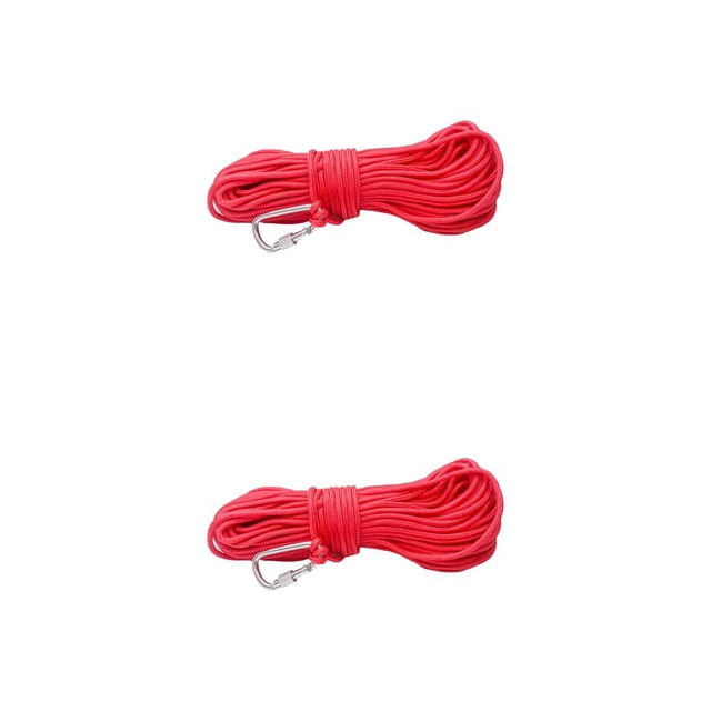 Sonducket Hilo trenzado de pesca de 4mm de diámetro, cuerda pesada, correa multifuncional, bloqueo de seguridad, antideslizante, cuerda de Jigging 4mmx10m 2piezas Sonducket CBP493850