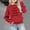 Red, variant on Spazoro Childs Girls Sweatshirts, Long Sleeve Crew Neck Letter Print Fall Winter Toddlers Kids Tops for Girls Boys Black Size 2 T