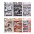 thumbnail image 1 of Paquete de 6 Pegatinas con Citas para Diario, Scrapbooking, 36 Hojas con Divertidas Pegatinas Motivacionales de Amor para Diarios Basura., 1 of 5