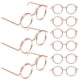 thumbnail image 1 of 10 gafas de muñeca en miniatura, gafas de sol con montura, accesorios para muñecas., 1 of 7