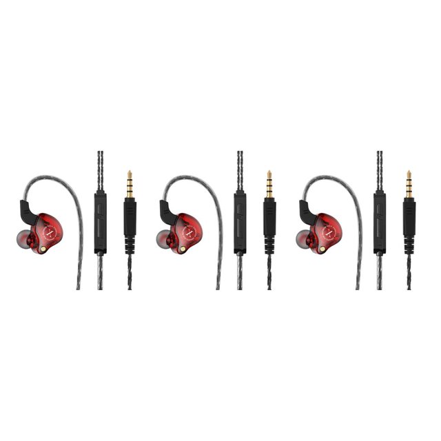 Tholdsy Auriculares con cable Conector de cable TPE de 3,5 mm Cubierta de silicona Auriculares internos Llamadas de voz Auriculares con Type1 NO1