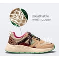 thumbnail image 3 of LUCKY STEP Chunky Colorful Sneakers Fashion Walking Tennis Travel Shoes,Camel/Beige,Womens, 3 of 10