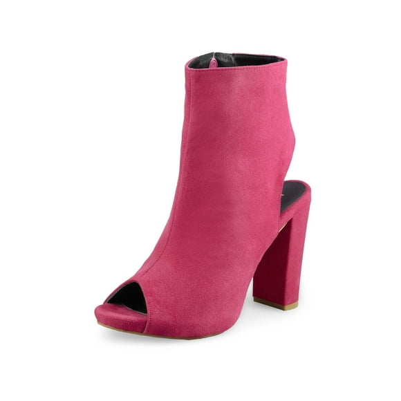 Botín Tipo Gamuza Con Cierre Lateral Tacón 11Cm Mundo Terra 030282