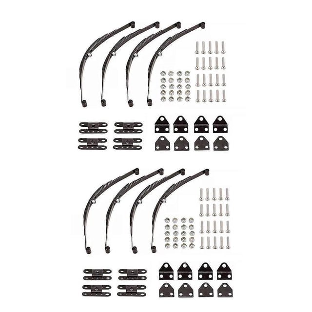 4Pcs Hard Leaf Spring Suspension Bar for 1/10 Crawler Car Axial Truck