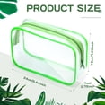 thumbnail image 2 of Bolsas de maquillaje Weewooday de PVC transparente con cierre, 12 unidades, 2 of 7