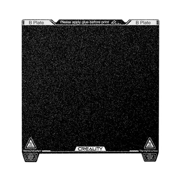 Creality K1 Max Build Plate Kit 315 * 310mm, 3D Printer Platform with Frosted PEI Surface and Soft Magnetic Sticker for K1, K1 Max, Ender 3 Max Neo, Ender 3 S1 Plus 3D Printers