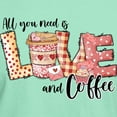 thumbnail image 3 of CafePress - All You Need Is Love And Coffee T Shirt - Men's Classic Graphic Cotton T-Shirt, 3 of 4