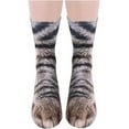 thumbnail image 5 of nimal Paw Socks 3D Funny Novelty Crew Socks for Adults Teens - Christmas Stocking Stuffers, White Elephant Gag Gift, One Size Fits Most (Up to Men’s 11), 5 of 7