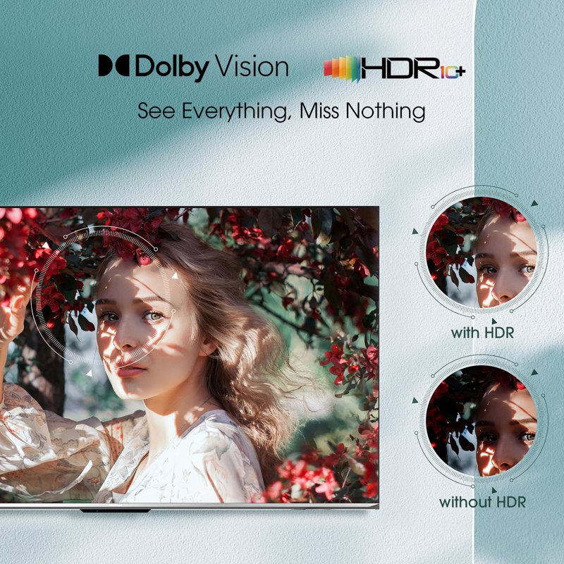 Hisense 55-inch 4K Premium HDR Dolby Vision 1500-nit Motion Rate 480 ULED Smart TV (55U8G) gallery view