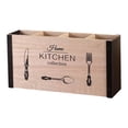 thumbnail image 3 of Organizador de Cubiertos con Diseño Moderno en Madera para Guardar Utensilios Y Cubiertos de Cocina Caja para Encimera Y Gabinete Adecuado para Cocina, 3 of 9