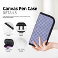 thumbnail image 2 of Wukai Porcelain Chinaware Print Big Capacity Pencil Case, Upgraded Canvas Pencil Pouch Large Pencil Bag Organizer,Aesthetic Supply, 2 of 6