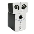 thumbnail image 3 of D221  Computer Speaker Deep Bass 2.1 Channel Mini Desktop Speaker with Ice Blue Ambient Light for Wedding Party, 3 of 7