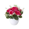thumbnail image 1 of TIELUTT Rose pour la Maison Réaliste pour Fleurs de Mariage Fleurs Extérieures Décorations de Mariage pour Tables de Réception Centres de Table Centres de Table pour Tables Fleurs de la Saint-Valentin, 1 of 5
