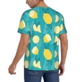 thumbnail image 2 of Kdxio Lemon Blue Mens T-Shirts Baseball Vintage Fashionable Lightweight Casual Crew Neck Slim Fit with Long Sleeves-4X-Large, 2 of 7