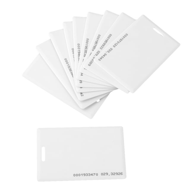 Tachiuwa 10x EM4100 125KHz Clamshell EM ID Card Thick Door Access Control 1.2mm