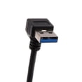 thumbnail image 4 of Sincronización de Datos Cable Adaptador de ángulo USB 3.0 de Conector a Extensión USB de Computadora shamjiam Cable adaptador USB, 4 of 7