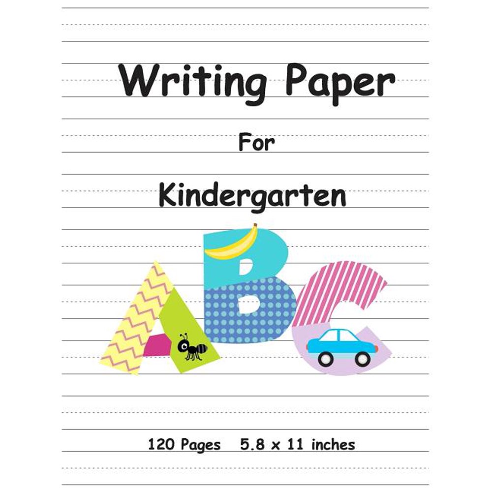 Composition Notebook Dotted Line Writing Paper For Kindergarten