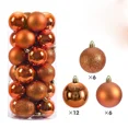 thumbnail image 3 of 24 piezas de 6 cm de bolas de Navidad para Año Nuevo 2025, adornos colgantes para árbol de Navidad, colgantes para decoración de fiestas en el hogar, decoración navideña, 3 of 5