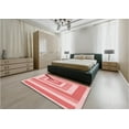 thumbnail image 4 of Ahgly Company Indoor Round Patterned Baby Pink Area Rugs, 7' Round, 4 of 6