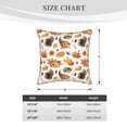 thumbnail image 2 of KLL Thanksgiving Turkeys 1 Decorative Throw Pillow Covers Velvet Soft for Couch Sofa Bedroom Living Room Outdoor (No pillow core)-, 2 of 5