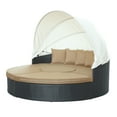 thumbnail image 4 of Modway Quest Canopy Outdoor Patio Daybed in Espresso Mocha, 4 of 10