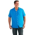thumbnail image 3 of Kingsize Men's Big & Tall Ks Island Solid Rayon Short-Sleeve Shirt, 3 of 5