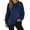 Navy., variant on Womens Long Sleeve Maternity Tops,Womens Maternity Solid Color Long Sleeve Crew Neck Full Zip Casual Pullover Hoodie Pregnancy Pregnant Tops