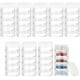 thumbnail image 1 of Juego de 10 contenedores cosméticos apilables de 5 piezas, contenedores para cuentas, frascos apilables con rosca para cuentas, frascos pequeños para muestras de cosméticos, 1 of 9