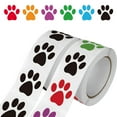 thumbnail image 2 of COOLHOOD Dog Paw Stickers Adhesive Waterproof Decorative Stickers Art Projects sUITABLE for Scrapbooking Pet Lovers Safe, 2 of 2