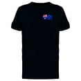 thumbnail image 1 of Brushstroke Australia Flag Tee Men's -Image by Shutterstock, 1 of 1