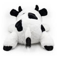 Moonmeadow 14 inch Weighted Dairy Cow Plush, Super Soft Stuffed Animal ...